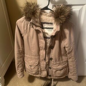 Abercrombie fleece lined jacket